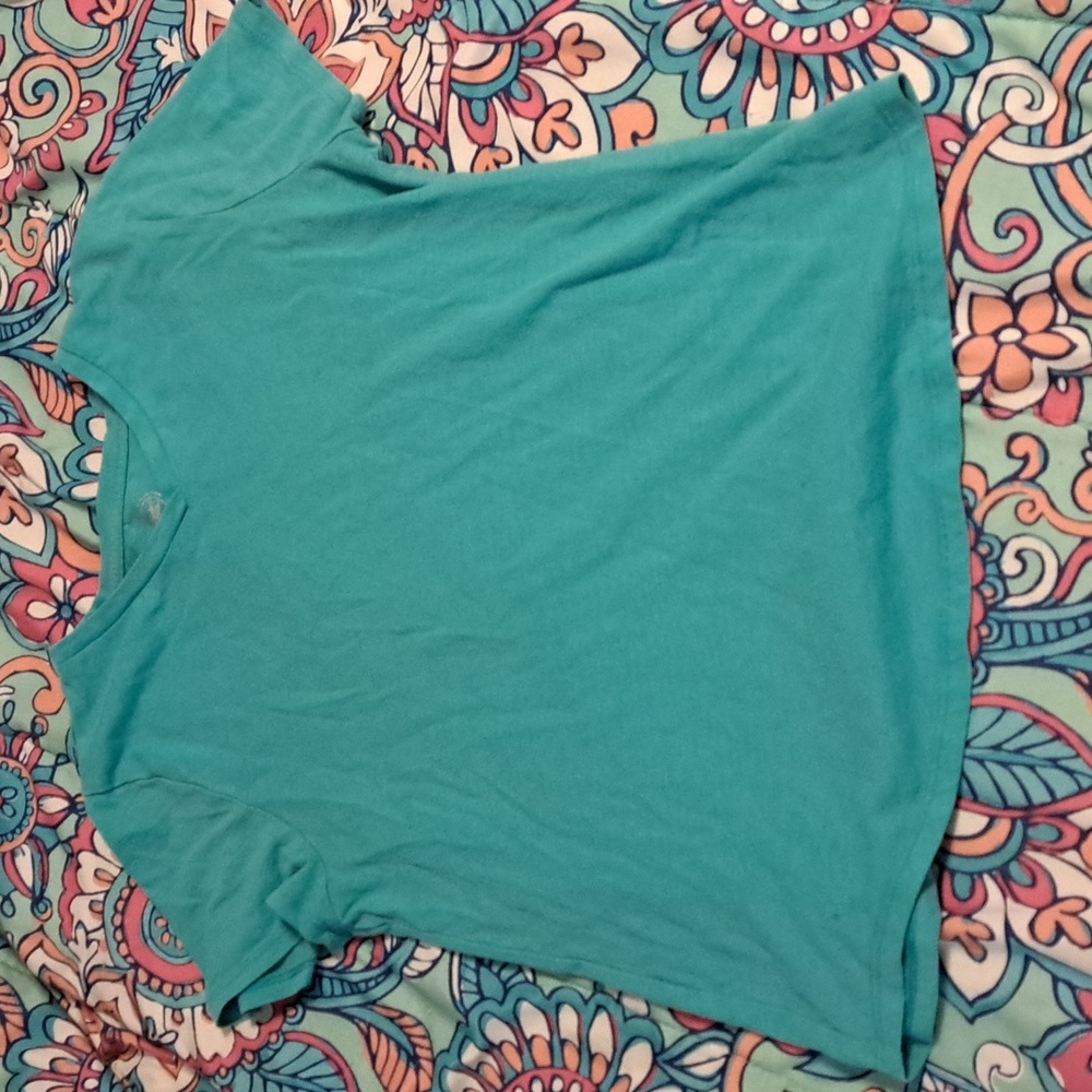 V neck tee shirt